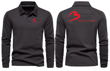 BRUSSELS AIRPORT LONG SLEEVE POLO